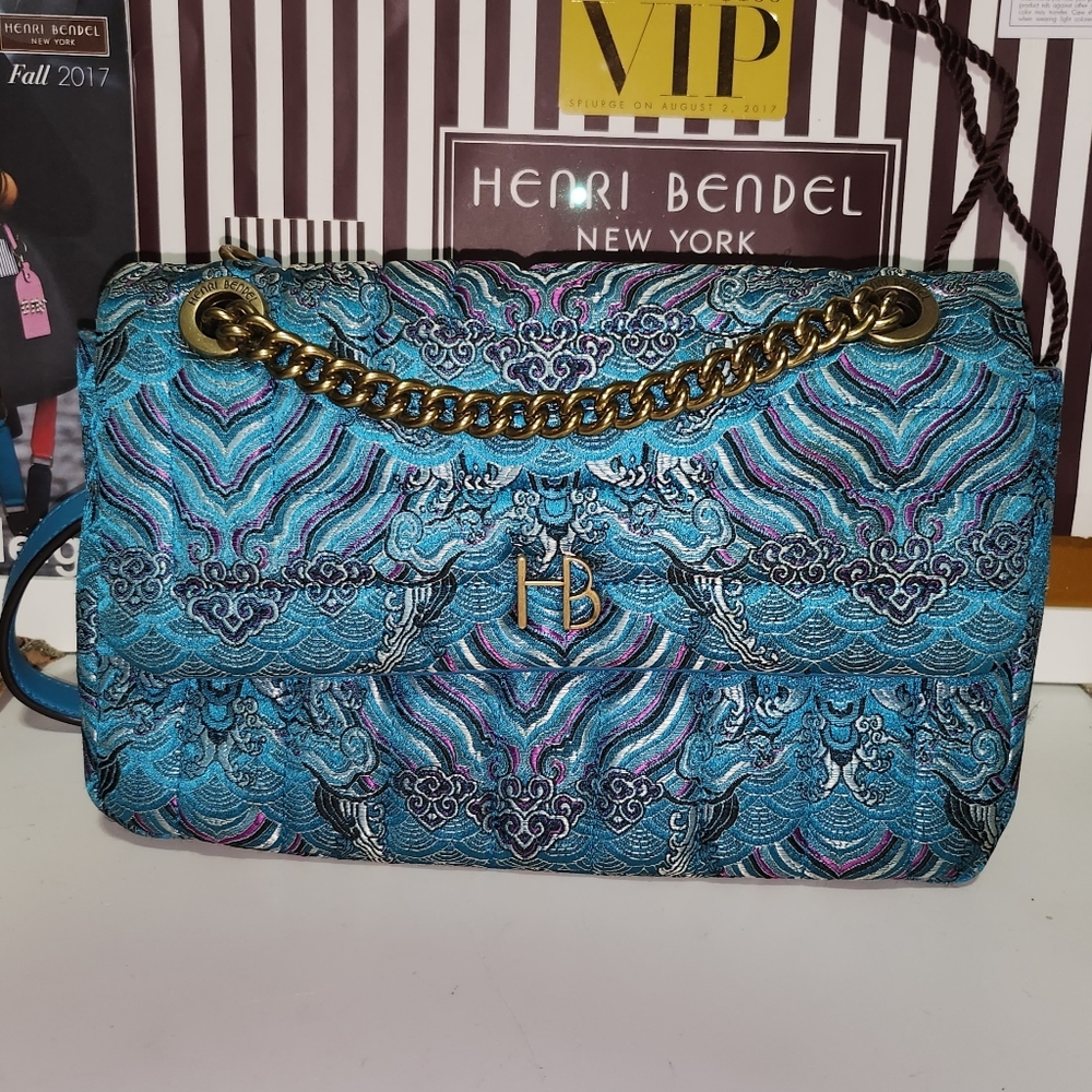 Henri Bendel Convertible Shoulder Bag in Tahitian Tide